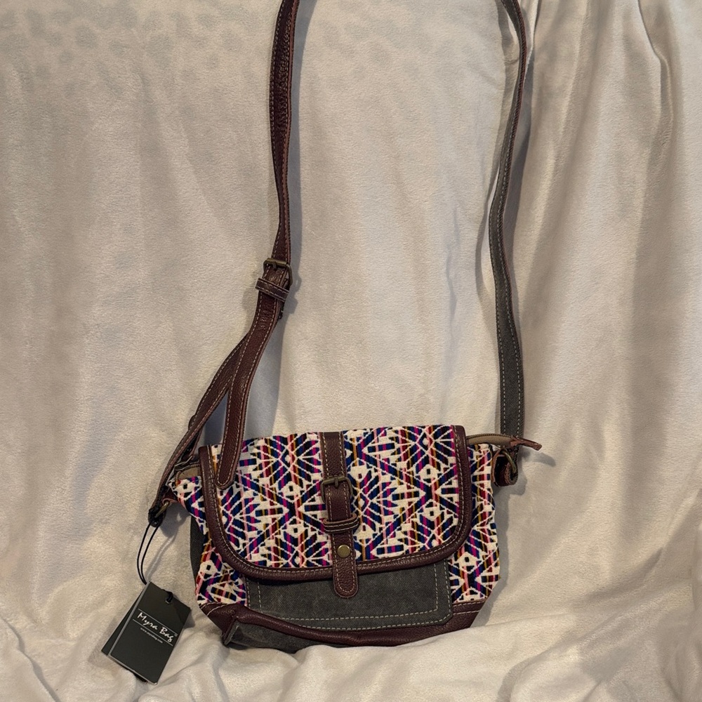 Myra Bag Multicolor Geometric Crossbody